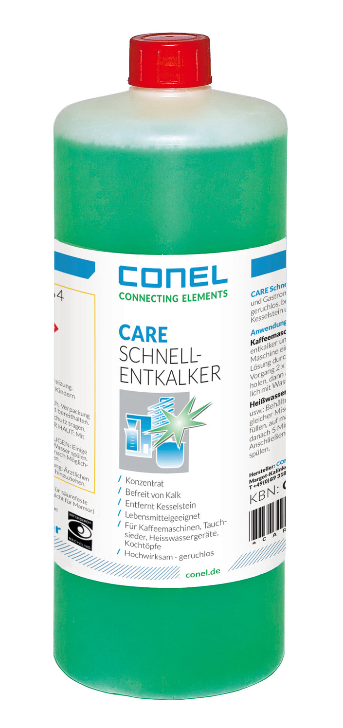 Care Schnellentkalker 1 Liter Flasche Konzentrat