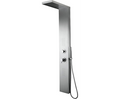 Wand-Brausepaneel Eske mit Mischer, Aluminium lackiert