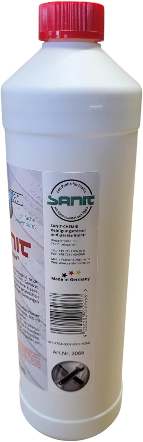 Sanit Rohrbombe 1000 ml - der kräftige Rohrreiniger - säurefrei